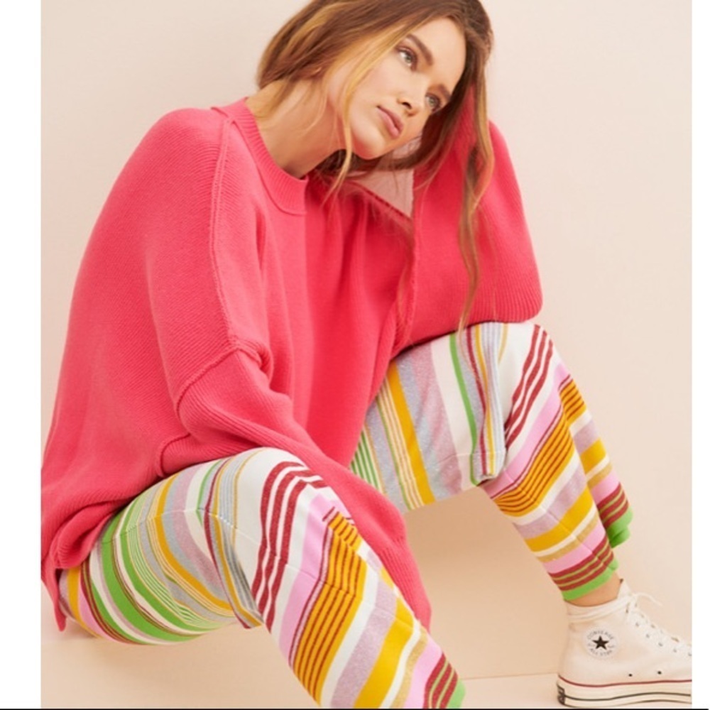 Boutique MOSCHINO Rainbow striped pants size 8